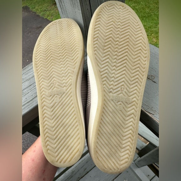 ROTHY’S Women’s 10 Light Gray Lace Up Sneaker Tennis Shoe Washable EXCELLENT! - Picture 10 of 13